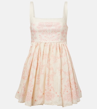 Robe Hierbabuena Floritura en lin | Agua by Agua Bendita