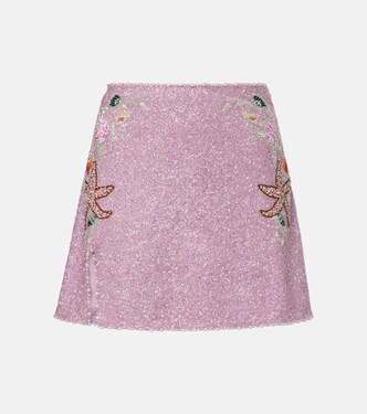 Marina embellished miniskirt | Clio Peppiatt