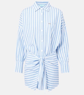 Sara striped cotton shirt dress | Melissa Odabash