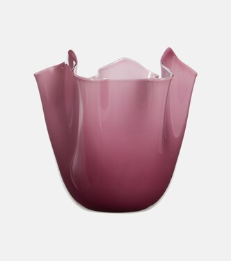 Fazzoletto Murano glass vase | Venini