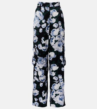 Printed satin pajama pants | Stella McCartney