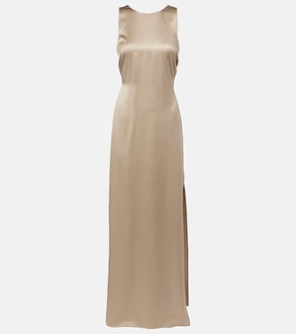 Azoto silk satin maxi dress | Max Mara