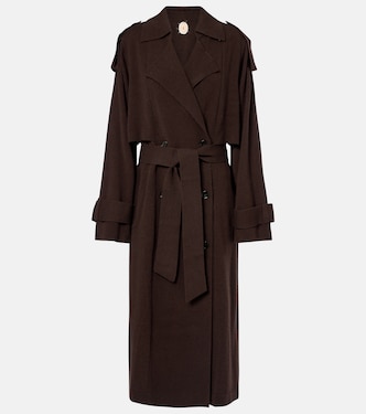 Wool and cashmere trench coat | Jardin des Orangers