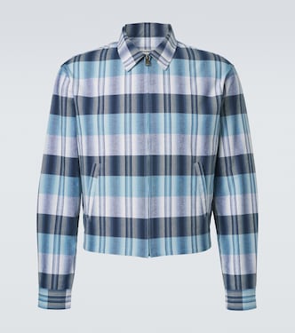 Checked cotton blouson jacket | JW Anderson