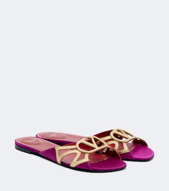 Sandali Wonderweb VLogo in pelle | Valentino Garavani