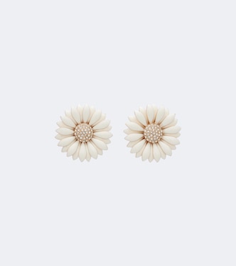 Floral embellished earrings | Carolina Herrera