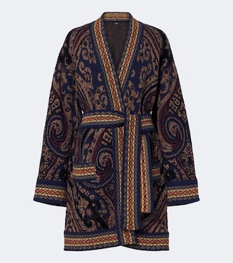 Caftano in misto lana jacquard | Etro