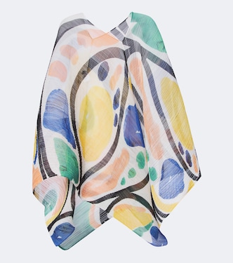 Bedruckter Poncho Roll Madame-T | Pleats Please Issey Miyake