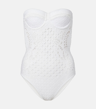 Indra embroidered swimsuit | Zimmermann