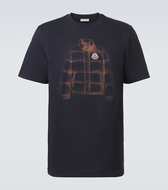 Printed cotton jersey T-shirt | Moncler