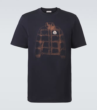 Printed cotton jersey T-shirt | Moncler