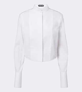 Cropped-Hemd aus Baumwoll-Popeline | Tom Ford