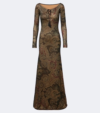 Paisley jersey gown | Etro