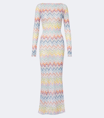 Zigzag open-back maxi dress | Missoni