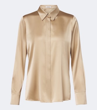 Sense Of Shine silk-blend satin shirt | Dorothee Schumacher