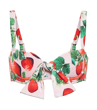 Clara printed bikini top | Alexandra Miro