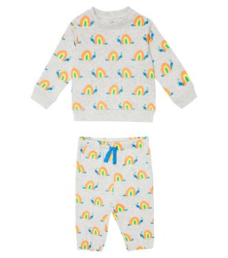 婴幼儿 — 棉质运动衫与运动裤套装 | Stella McCartney Kids