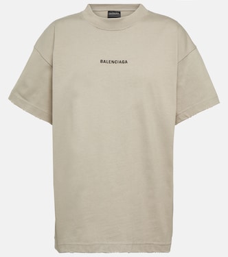 Camiseta de algodón con logo | Balenciaga