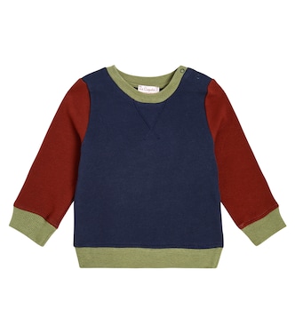Baby Pernille cotton jersey sweatshirt | La Coqueta