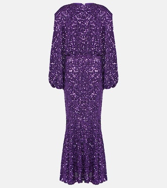 Maxikleid mit Pailletten | Rotate