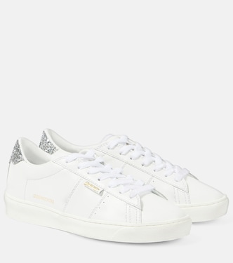 Matchstar glitter leather sneakers | Golden Goose