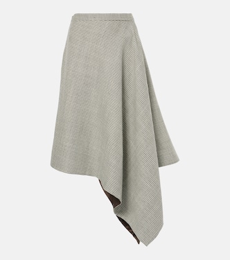 Mouline Duparc wool-blend midi skirt | Joseph