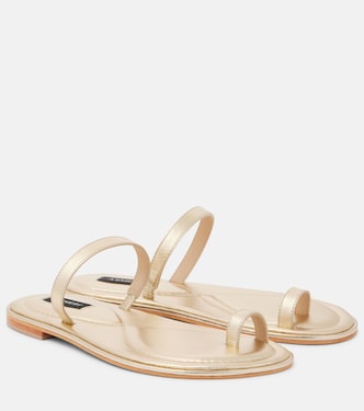 Turi metallic leather sandals | A.Emery