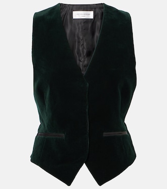 Velvet vest | Victoria Beckham