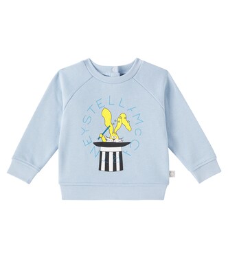 Baby printed cotton sweatshirt | Stella McCartney Kids