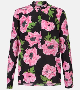 Poppy floral silk shirt | Stella McCartney