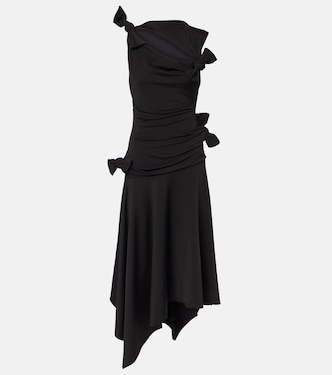 Enouk asymmetric draped midi dress | Acne Studios