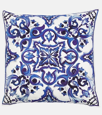 Medium printed canvas cushion | Dolce&Gabbana Casa