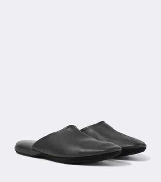 Slippers de piel | Charvet