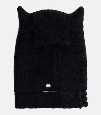 Ribbed-knit alpaca and wool-blend beanie | Coperni