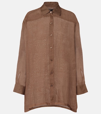Niko oversized ramie shirt | Leset