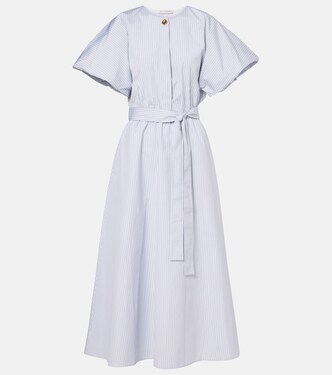 Paulina striped cotton midi dress | Altuzarra