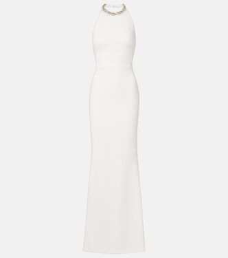 Crystal-embellished open-back gown | Givenchy