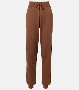 Knitted virgin wool straight-leg pants | Tod's