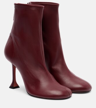 Iris 95 leather ankle boots | Amina Muaddi