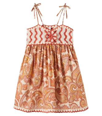 Patience paisley cotton dress | Zimmermann Kids