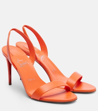 O Marylin 85 leather slingback sandals | Christian Louboutin