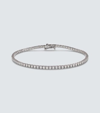 18kt white gold (750/1000) tennis bracelet with diamonds | Shay Jewelry
