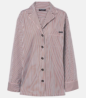 Striped cotton and silk shirt | Dolce&Gabbana