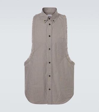 Checked cotton shirt | Versace