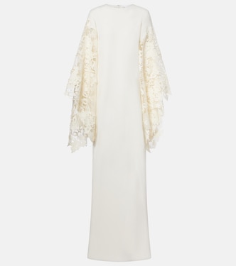 Floral silk-blend kaftan | Oscar de la Renta