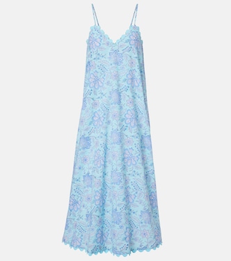 Robe midi en coton à fleurs | Juliet Dunn