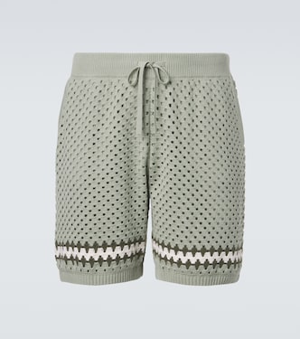 Nico crochet cotton Bermuda shorts | Frescobol Carioca