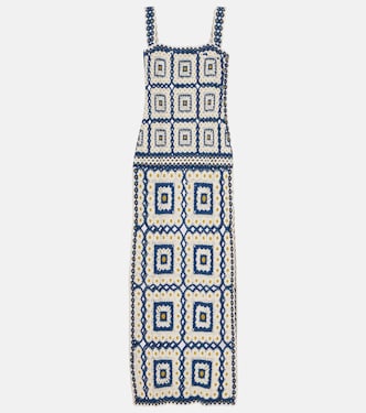 Dolly crochet cotton maxi dress | Alémais