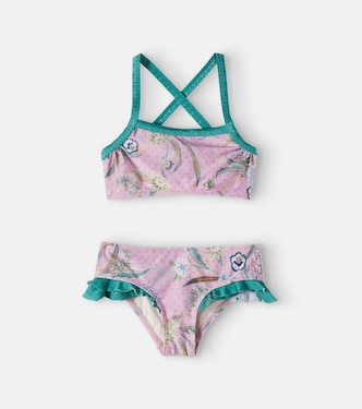 Indra floral ruffled bikini | Zimmermann Kids