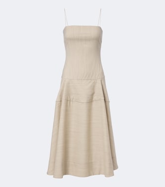 Abito midi Paradiso in misto lana | Jacquemus